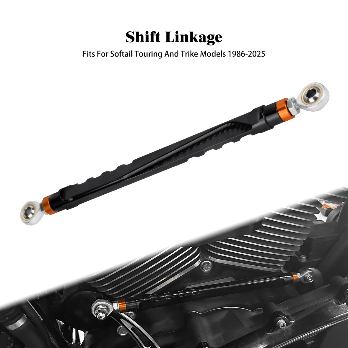 Levier de Sélecteur de Vitesse (Shift Linkage) - Harley-Davidson Softail, Touring 1986 et plus – photo 8/14