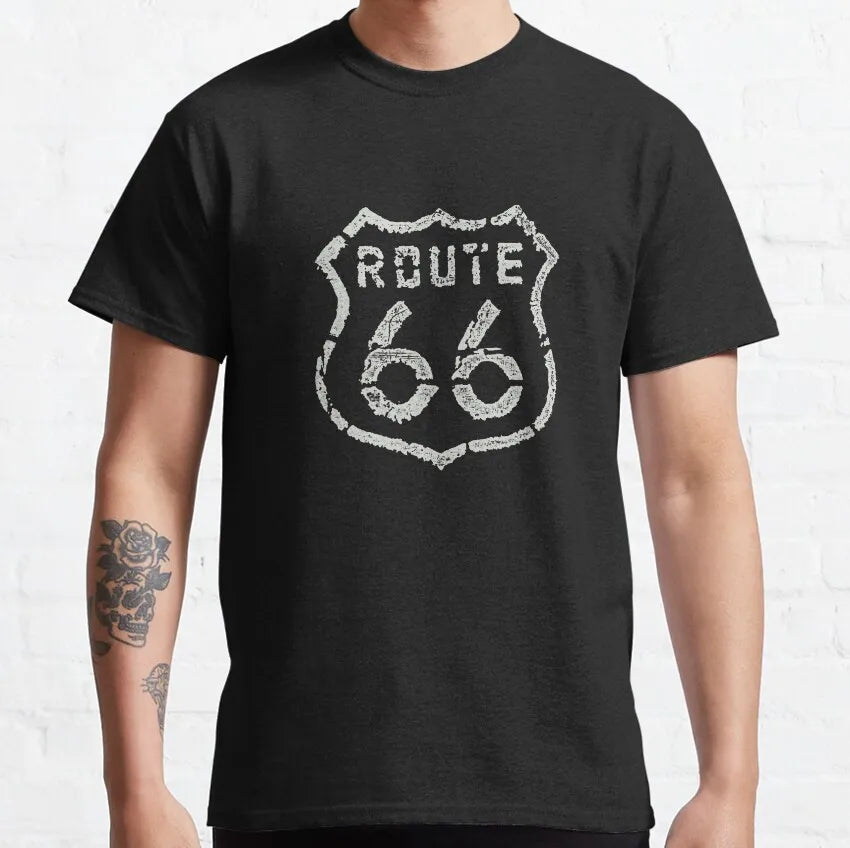 T-shirt Homme Route 66 Mother Road 100% Coton Grande Taille - vue 23