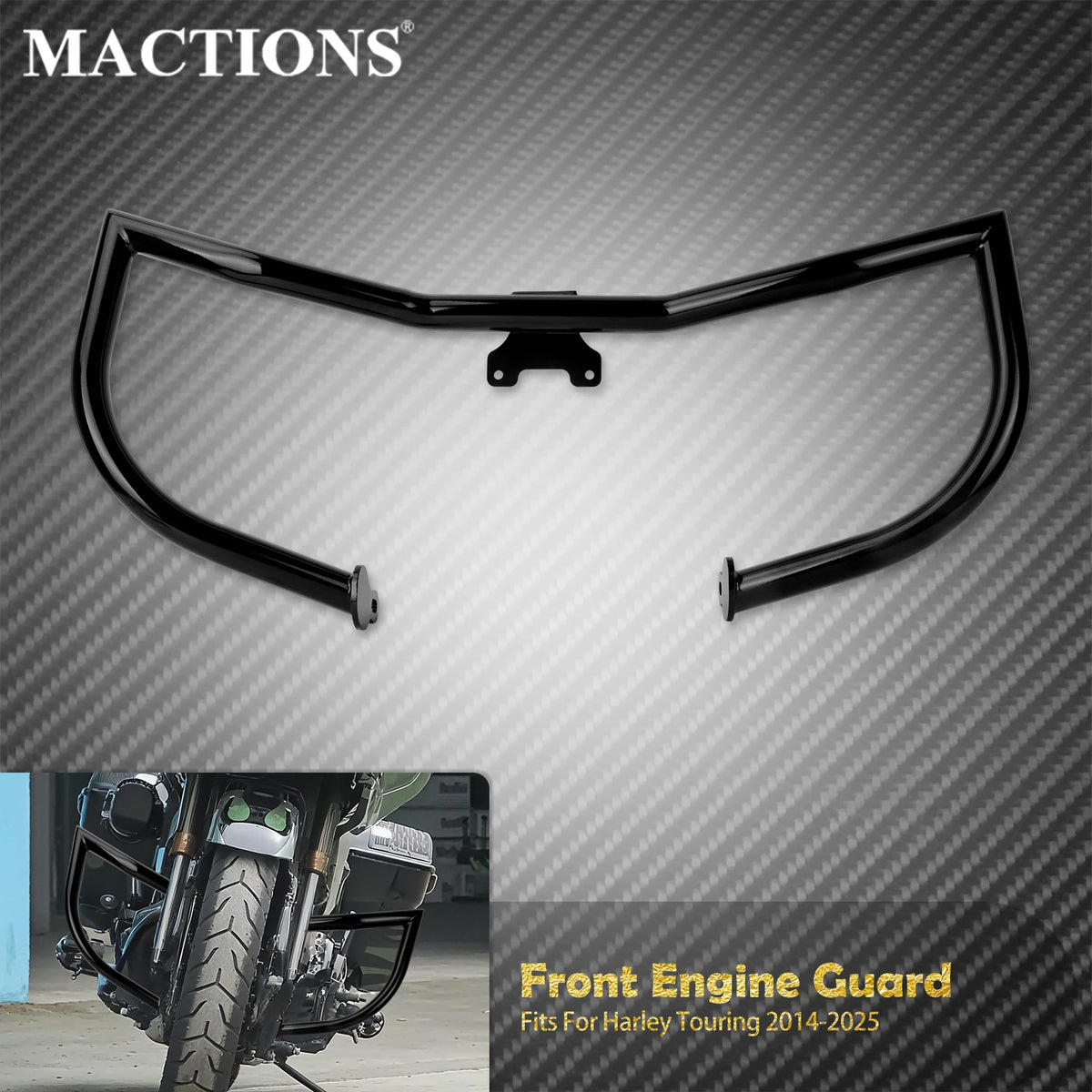 Barre de Protection Moteur Highway (Crash Bar) - Harley-Davidson Touring 2014-2022 – photo 1/7