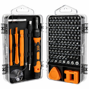 Kit de tournevis de précision 115 en 1 avec embouts magnétiques et tige flexible - outils de réparation électronique – photo 10/10