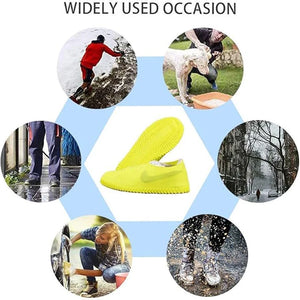 Couvre-chaussures en silicone réutilisables, imperméables et antidérapants - vue 4