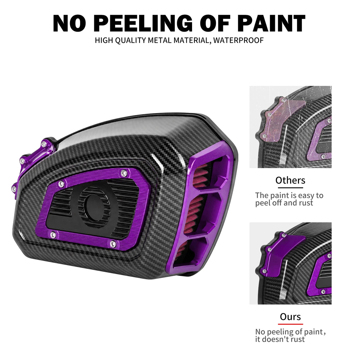 Filtre à air moto coloré haute performance pour Harley-Davidson - vue 5