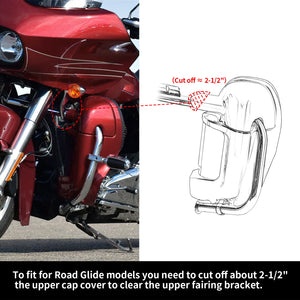 Carénages bas ventilés avec vide-poches pour support moteur Harley Touring 1983-2013 - vue 6