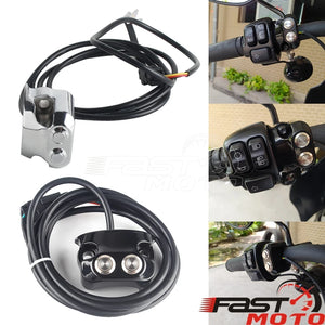 Commutateur de suspension pneumatique pour guidon 25 mm Harley Dyna, Sportster, V-Rod, Touring AERO - vue 2