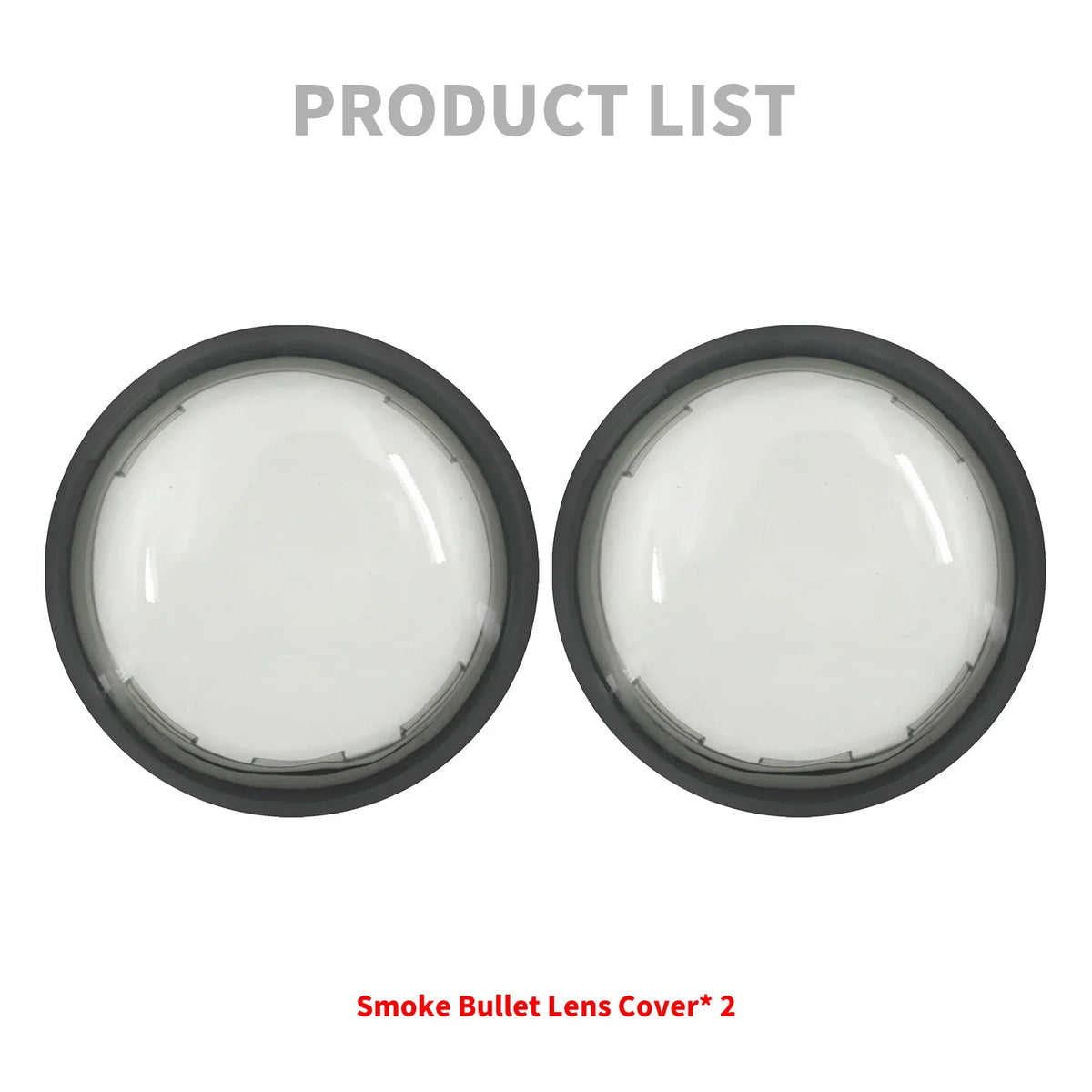 Lot de deux cabochons rouges de clignotant pour moto Harley-Davidson - vue 4