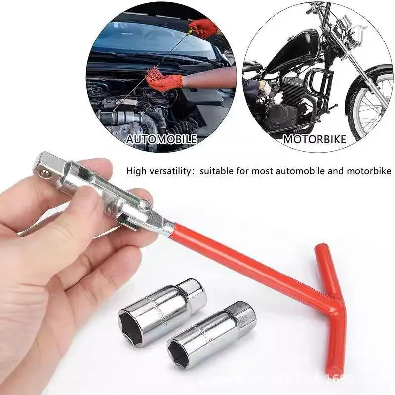 Clé à bougie en T articulée pour Harley - vue 1