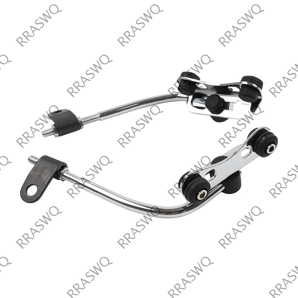 Kit de fixation universel de pare-brise noir pour moto - vue 3