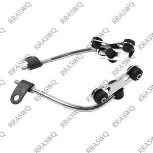 Kit de fixation universel de pare-brise noir pour moto - vue 3