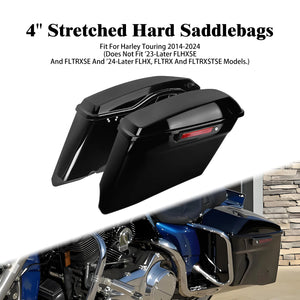 Sacoches Rigides Étirées 4 pouces avec Clés - Harley-Davidson Touring 2014-2024 – photo 7/8