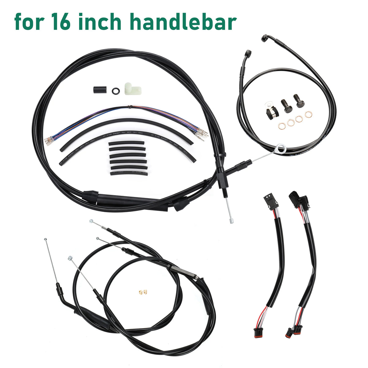Kit de Câbles Rallongés pour Guidon - Harley-Davidson Sportster XL 2014-2021 (Sans ABS) – photo 7/8