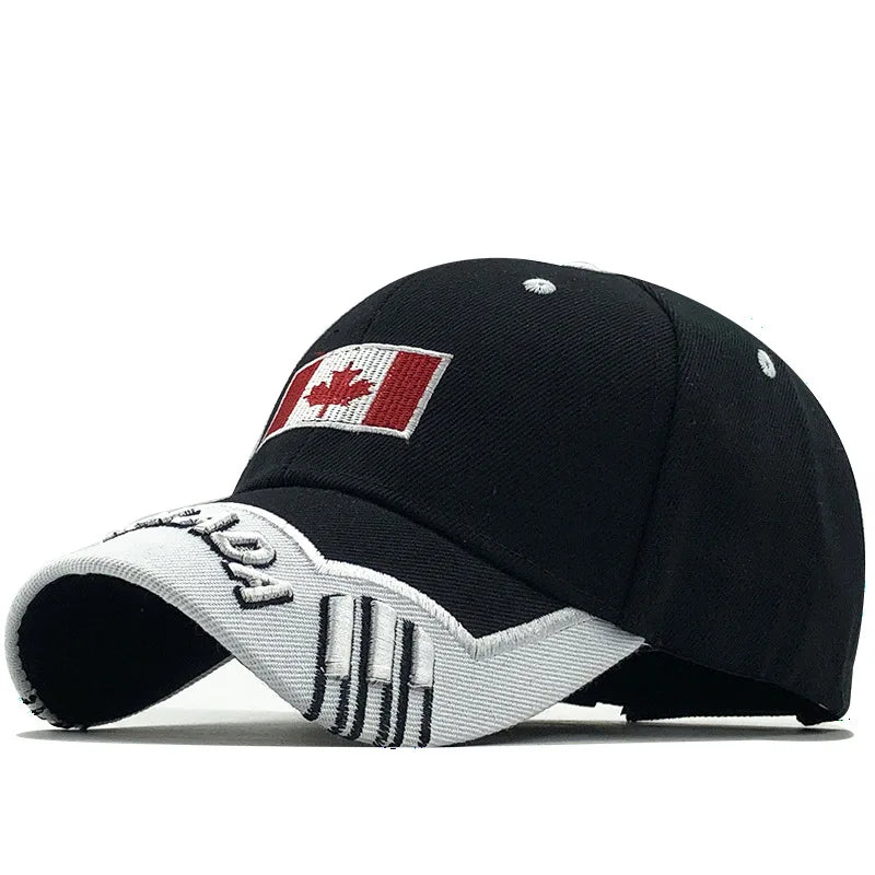 Casquette snapback brodée Canada - vue de face - vue 1