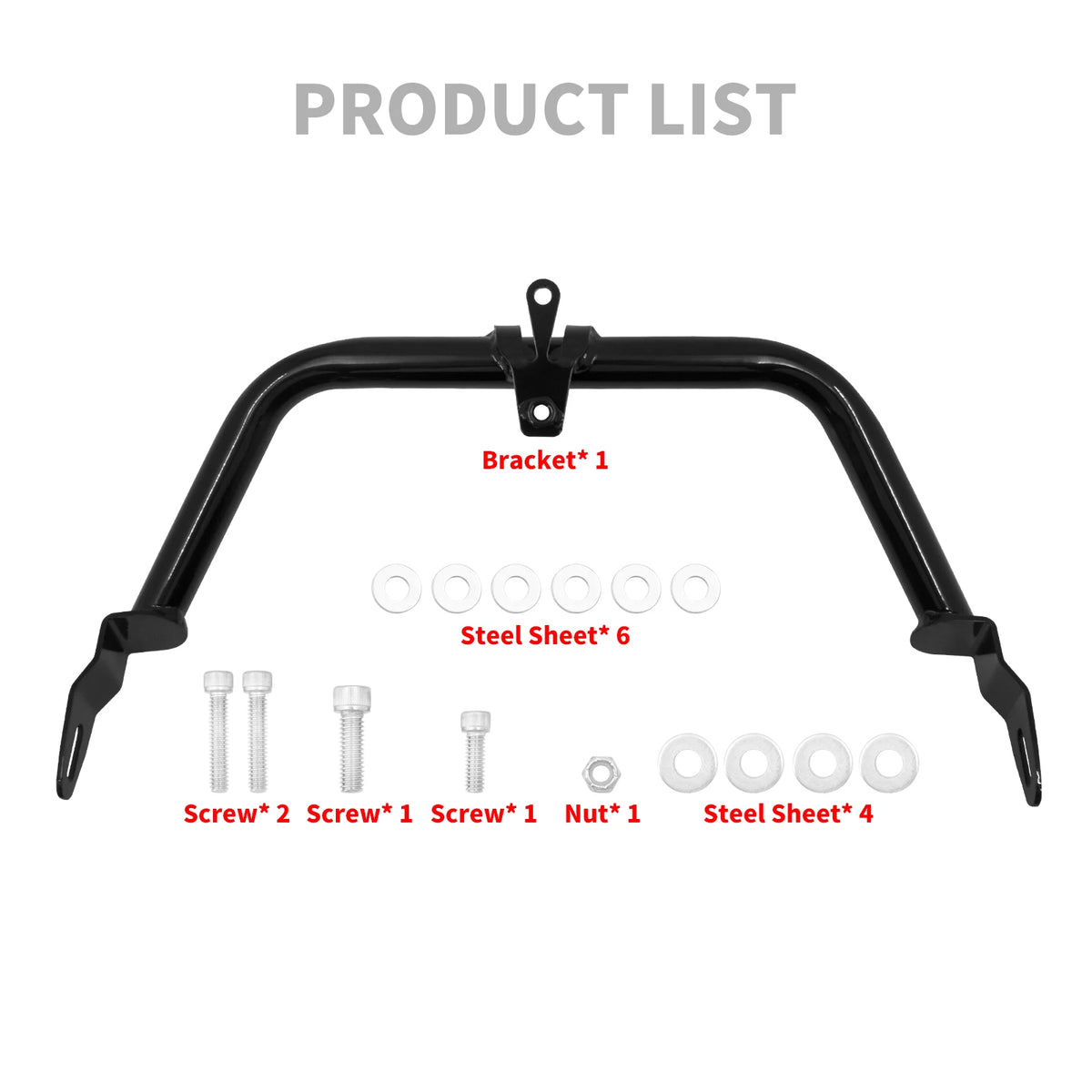 Support de carénage noir brillant pour Harley-Davidson Road Glide - vue 5