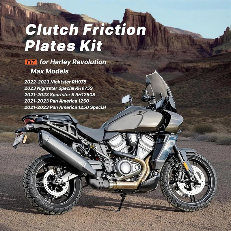 Kit Disques de Friction d'Embrayage - Harley-Davidson Pan America 1250, Sportster S, Nightster (moteur Revolution Max) 2021-2024 – photo 2/6