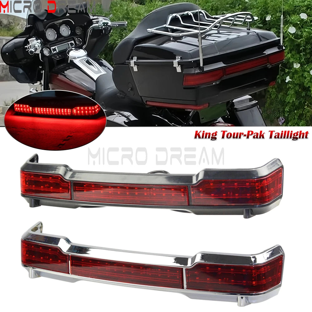 Feu LED de Tour-Pak King pour Harley Electra Glide - vue 1