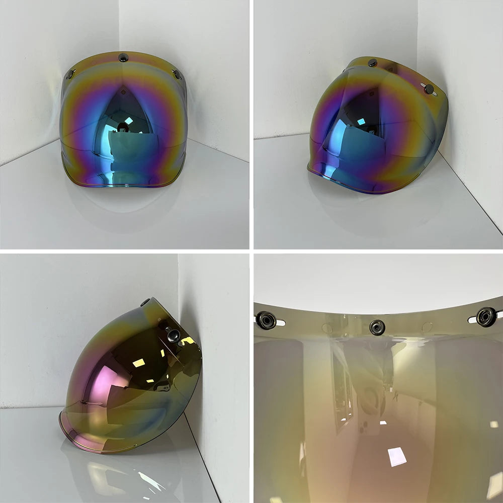 Visière Bulle Relevable pour Casque Jet Haute Résistance - vue 5