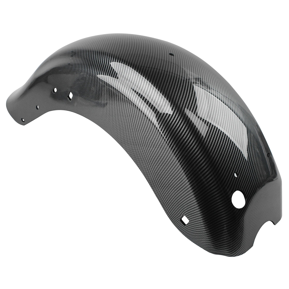 Garde-boue arrière effet carbone pour moto Harley-Davidson - vue 6