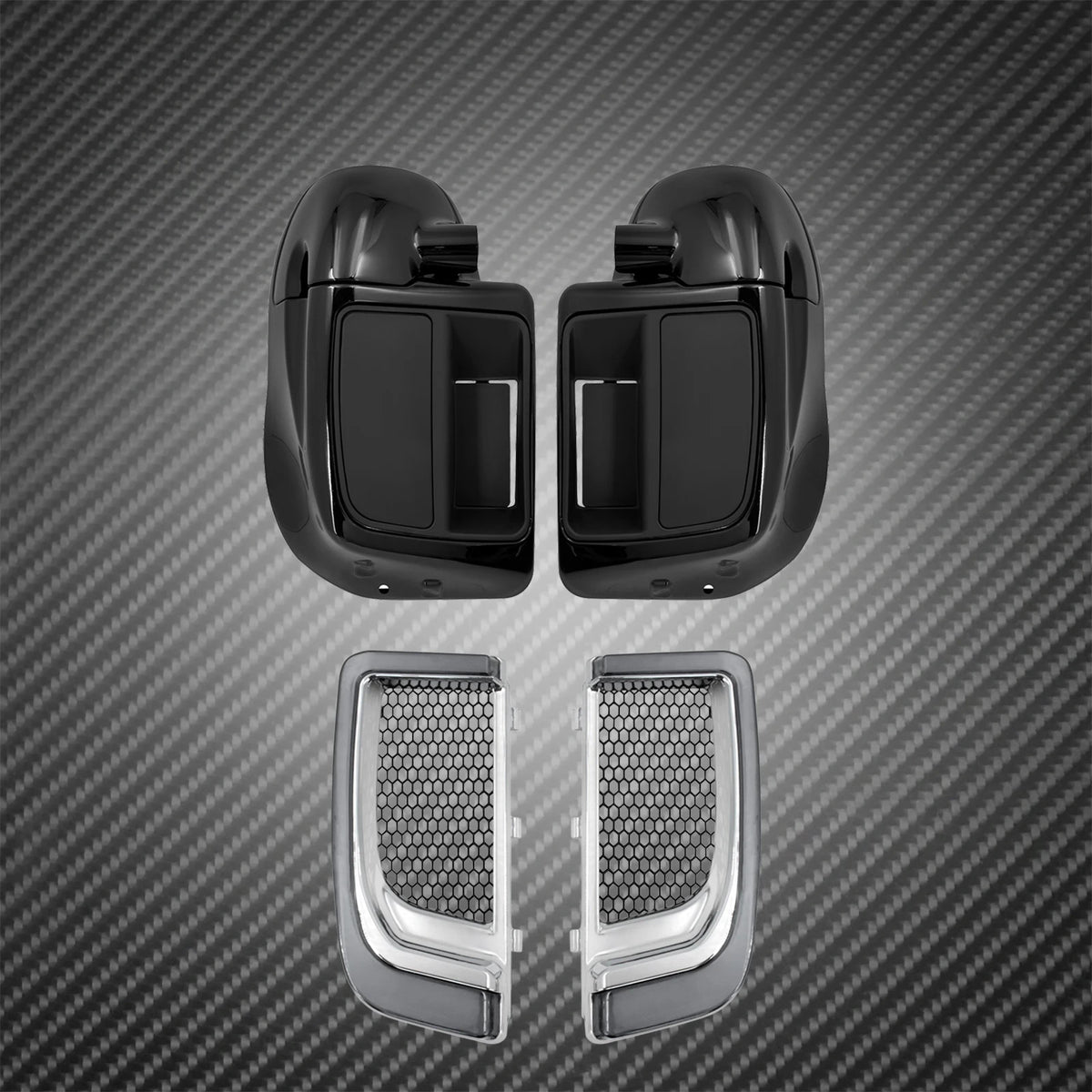 Carénages Bas Ventilés avec Boîtes à Gants et Feux LED - Harley Touring FLTRX/FLHX/FLHT/CVO 2014-2024 – photo 7/7