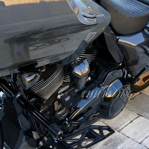Cache de klaxon carbone pour Harley Touring Trike - vue 4