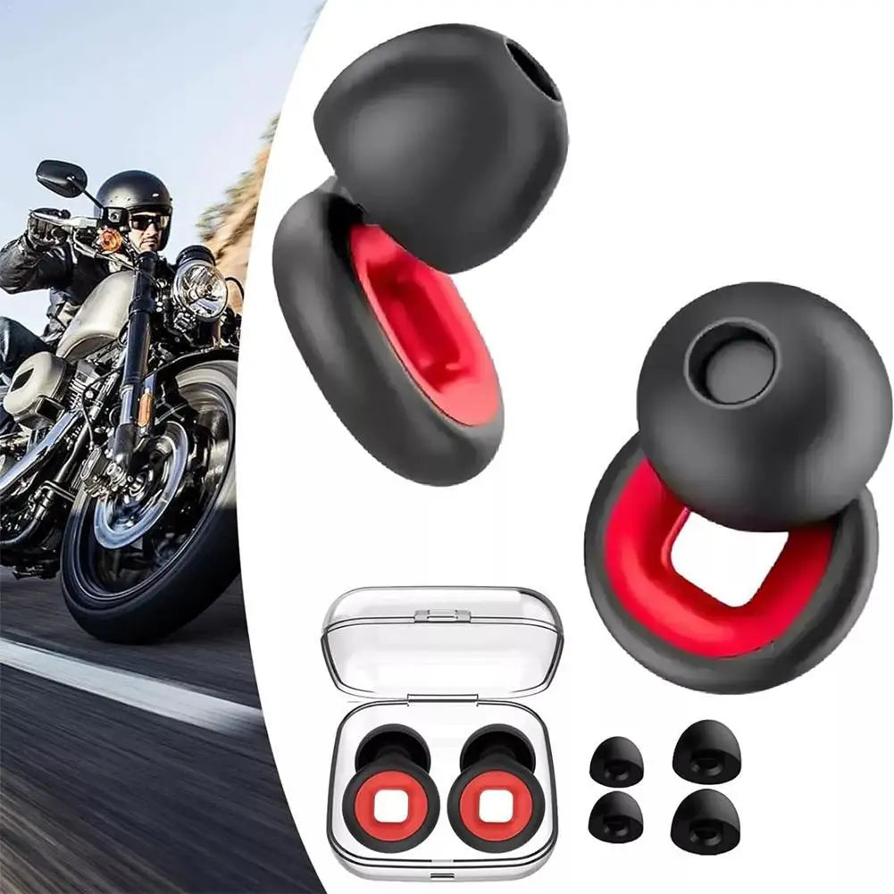 Bouchons d'Oreilles Anti-Bruit 27dB en Mousse Mémoire - Équipement Moto – photo 1/8