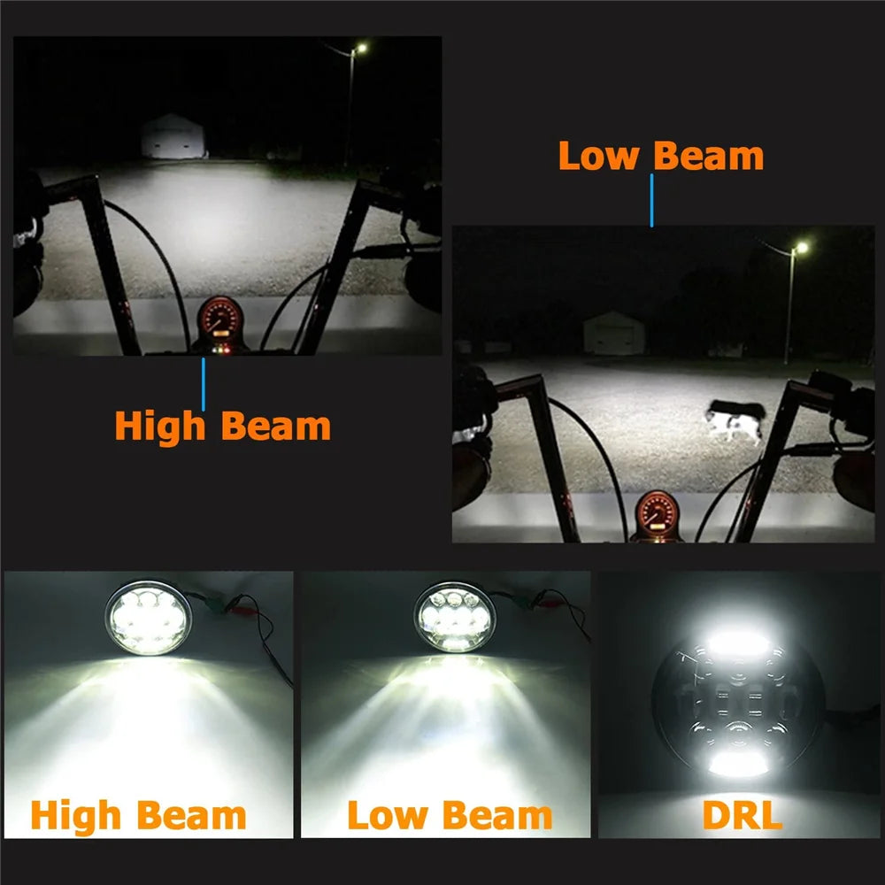Phare LED 5,75 pouces pour Harley - vue 3