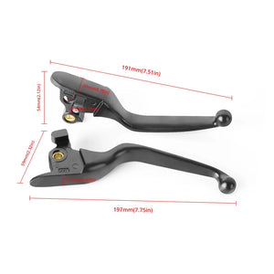 Leviers de frein et d'embrayage pour Harley Softail - vue 3