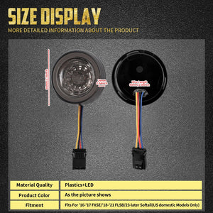 Clignotants LED Bullet Arrière avec Stop - Harley-Davidson Softail Sport Glide FLSB & FXSE 2016-2021 – photo 6/7