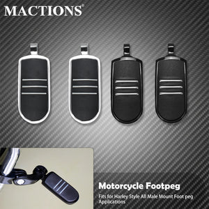 Repose-pieds autoroutiers (highway pegs) à embase mâle pour Harley-Davidson – photo 1/7