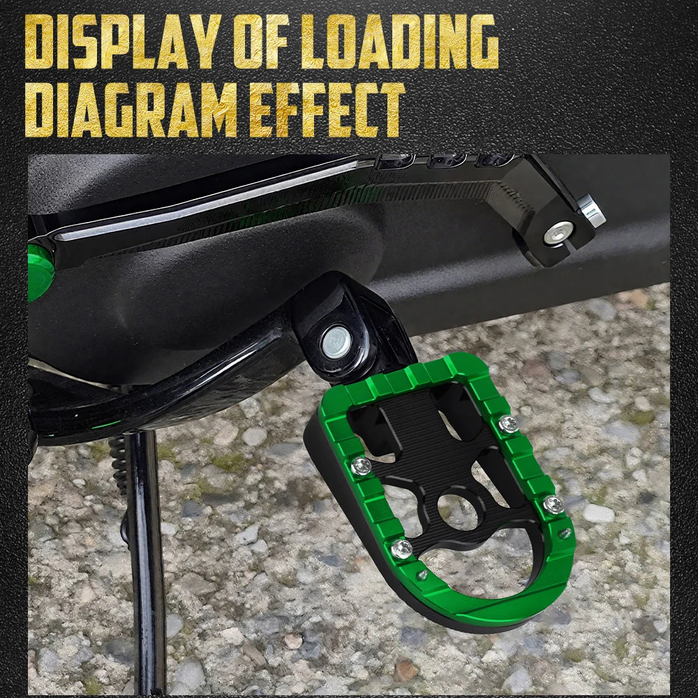 Repose-pieds / repose-pieds passager pour Harley-Davidson Sportster XL 883 1200 Touring Softail Dyna Electra Glide Low Rider – photo 2/12