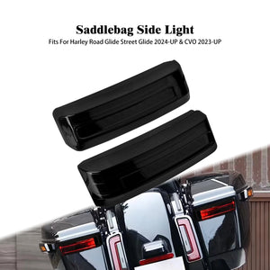 Feux LED Latéraux de Sacoches avec Clignotant et Stop - Harley-Davidson Touring 2023-2024 et plus récent – photo 1/6