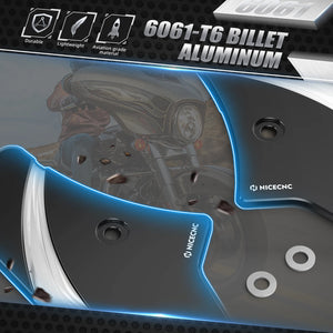 Caches de Colonne de Direction (Neck Covers) Aluminium - Harley-Davidson Touring 2017-2022 – photo 2/9