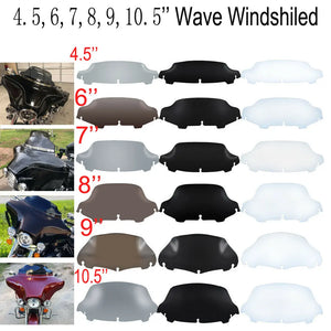 Pare-brise moto ABS pour Harley-Davidson Touring, plusieurs tailles - vue 1