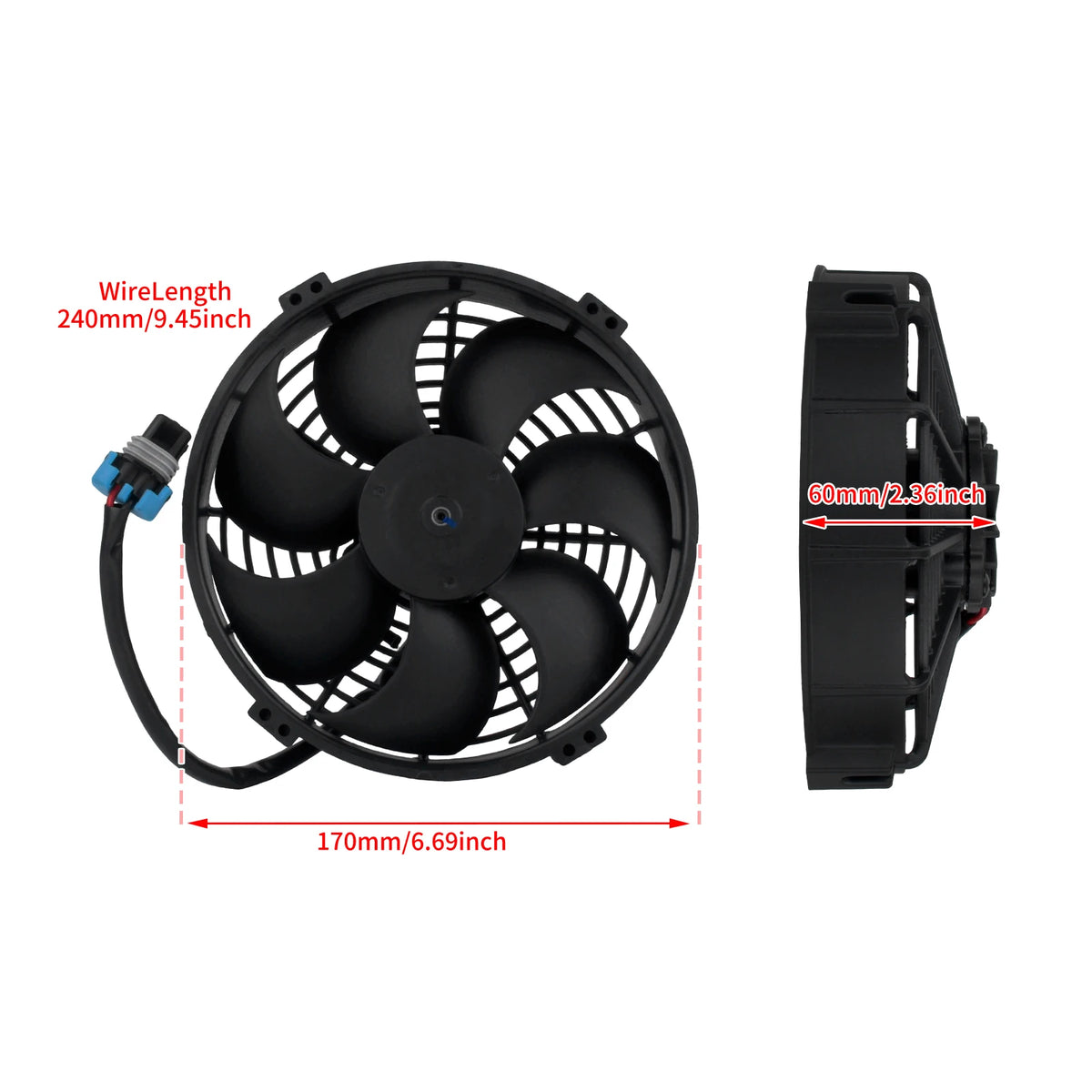 Ventilateur de radiateur noir pour Harley-Davidson Sportster S - vue 6