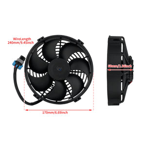 Ventilateur de radiateur noir pour Harley-Davidson Sportster S - vue 6