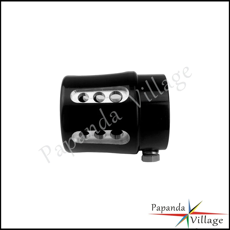 Embout d'échappement aluminium noir pour Harley Touring - vue 5