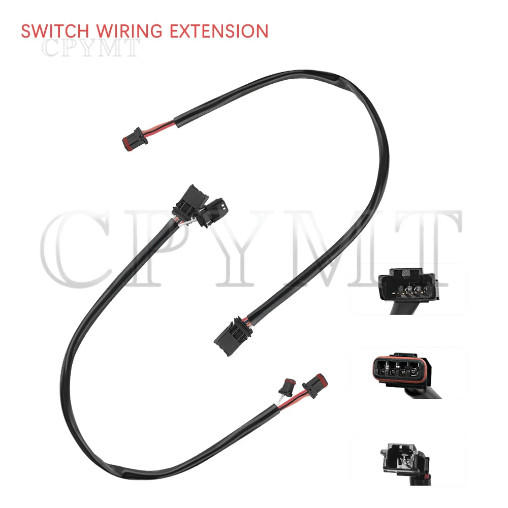Faisceau électrique d'extension 40cm Plug & Play pour contacteurs, clignotants et accélérateur électronique - Harley-Davidson Touring, Dyna, Softail, Sportster – photo 5/6