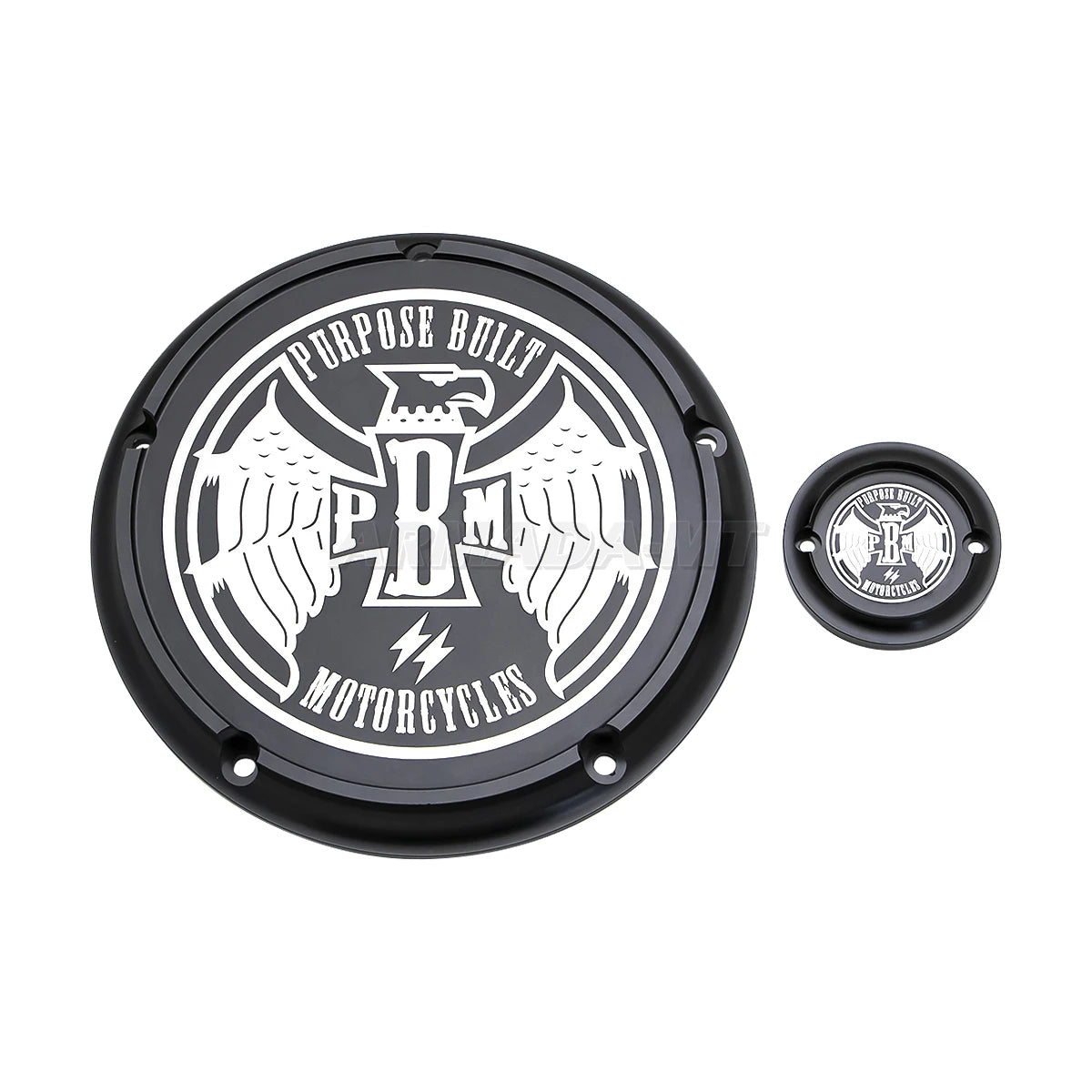 Cache derby et cache de distribution pour Harley Touring - vue 8