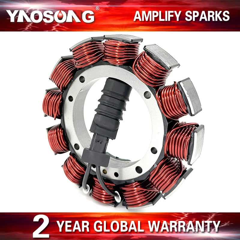 Stator d'alternateur pour Harley Touring 1991-1996 - vue 1