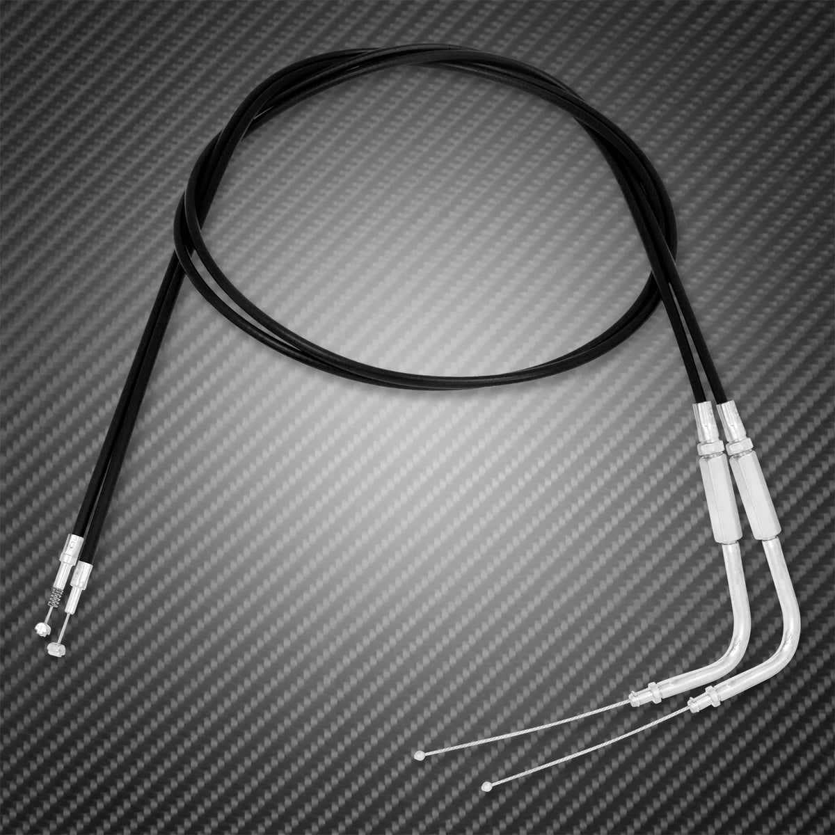 Câble d'Accélérateur/d'Embrayage en Acier (Plusieurs Longueurs) - Harley-Davidson Sportster, Touring, Dyna & Softail – photo 3/12