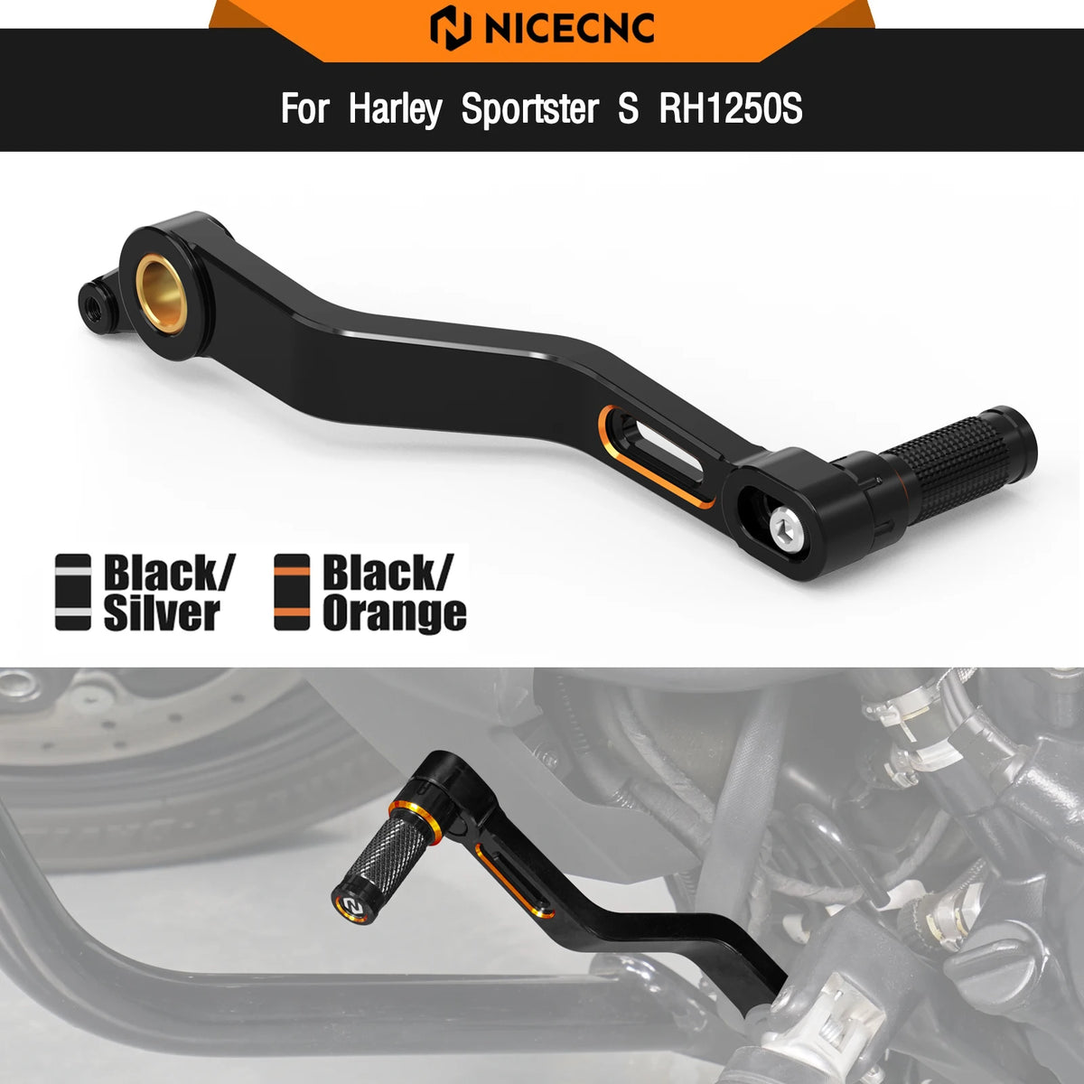 Levier de Sélecteur de Vitesses CNC pour Harley Sportster S RH1250S 2021-2024 – photo 1/8