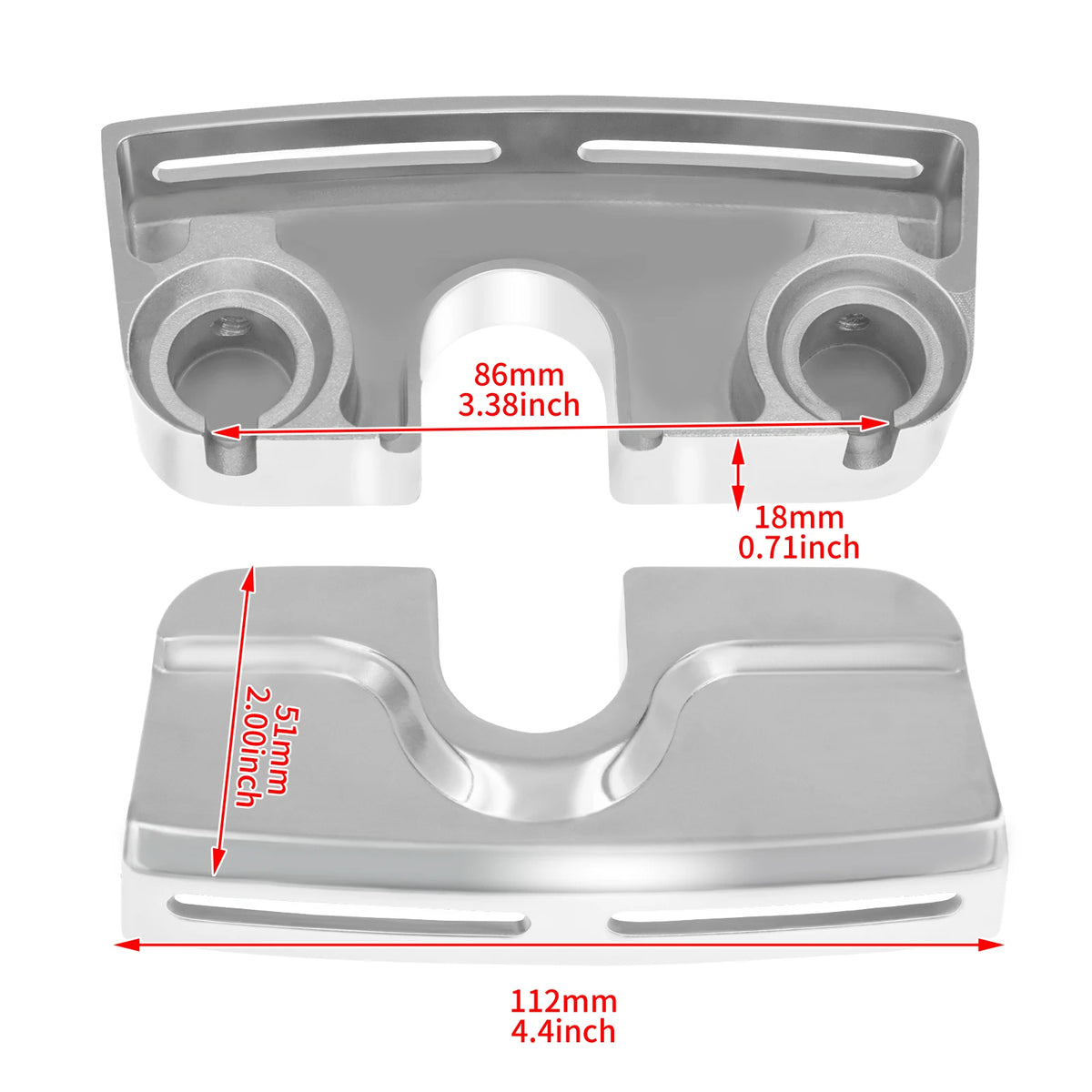 Caches de bougies et vis de culasse pour Harley Twin Cam - vue 3