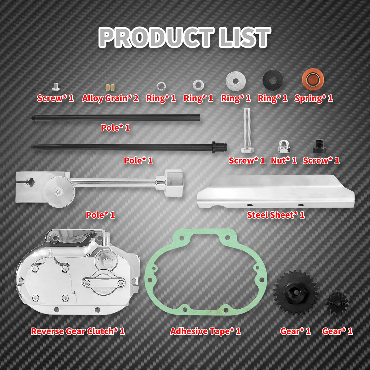 Kit Marche Arrière (Reverse Gear Clutch) Chromé - Harley-Davidson Touring 2014-2020 – photo 5/8
