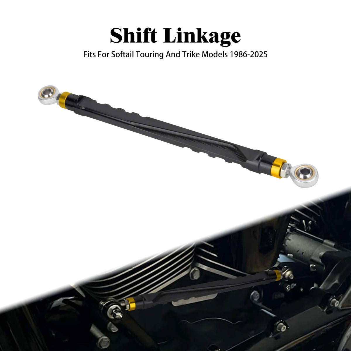 Levier de Sélecteur de Vitesse (Shift Linkage) - Harley-Davidson Softail, Touring 1986 et plus – photo 11/14