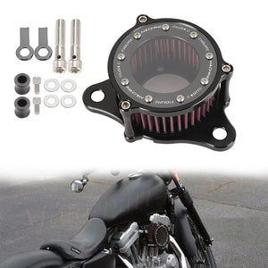 Kit filtre à air à couvercle transparent pour Harley Sportster - vue 1