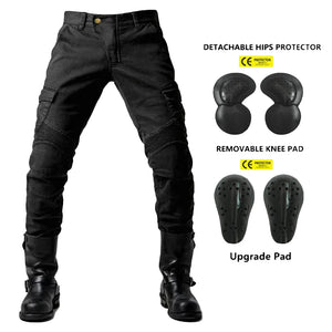 Pantalon Moto Homme Noir Protections Amovibles Toutes Saisons - vue 13
