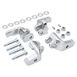 Support de déport de marchepied conducteur pour Harley-Davidson Touring Road Glide, Electra Glide, Street Glide, Road King 1997-2016 – photo 7/7