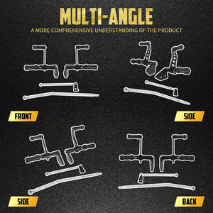 Kit commandes avancées en aluminium massif pour Harley-Davidson Dyna Street Bob 2006-2017, Fat Bob, Super Glide 00-15, Low Rider – photo 2/8