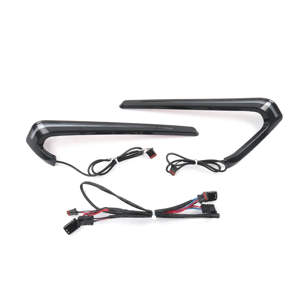 Feux LED de sacoches arrière « Tracer », rouge/fumé - Harley-Davidson Softail Low Rider ST 2022-2024 – photo 5/6
