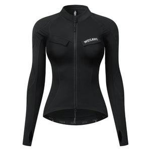 Veste moto femme WOSAWE en mesh respirant coupe ajustée - vue 11