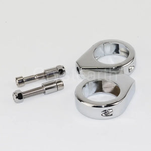 Colliers de fourche pour clignotants pour Harley Sportster Dyna Softail - vue 2
