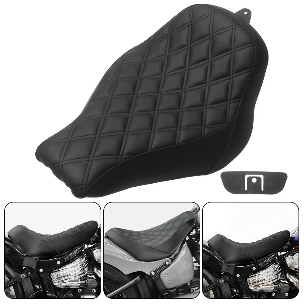Selle solo diamant pour Harley-Davidson Fat Boy / Breakout / Low Rider (2018-2023)